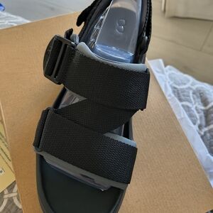UGG Black and Gray Women's Sandals